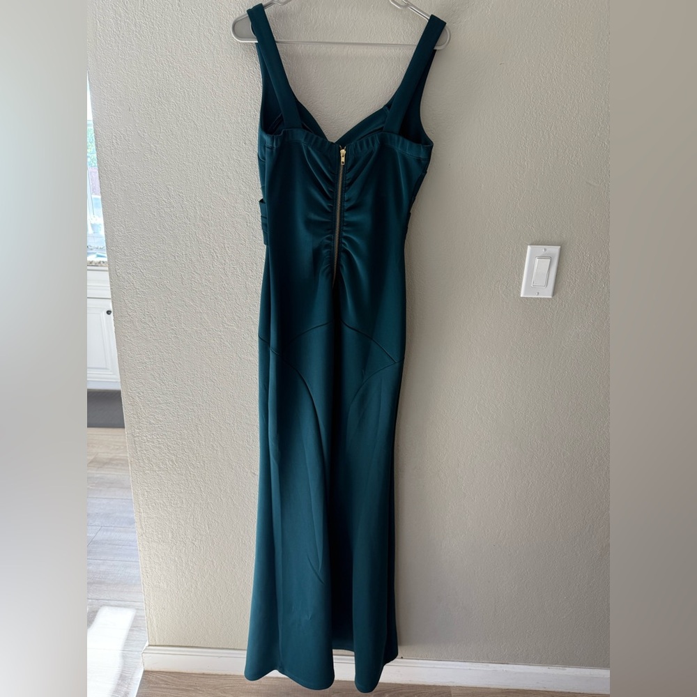 Emerald Sundae Teal Cross-Bodice Gown (Women’s M) - Picture 4 of 6